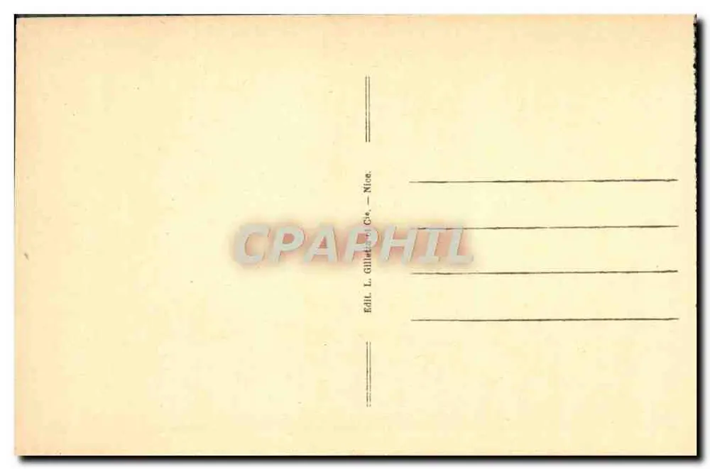 Peira-Cava (A.-M.) — H. 1.500 m. — La Chaîne des Alpes. Winter-Sport. - Rückseite