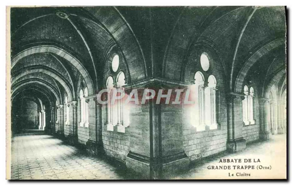 Abadia da Grande Trappe (Orne) — O Claustro — editor não visível - Frente