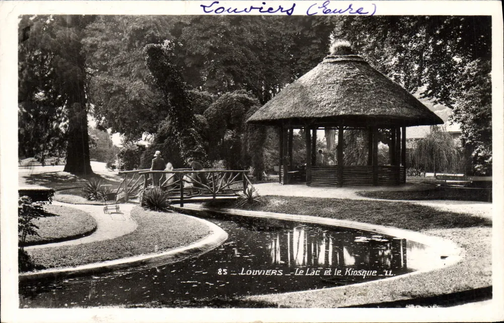 Louviers (Eure) — O Lago e o Kiosque — n°85 - Frente