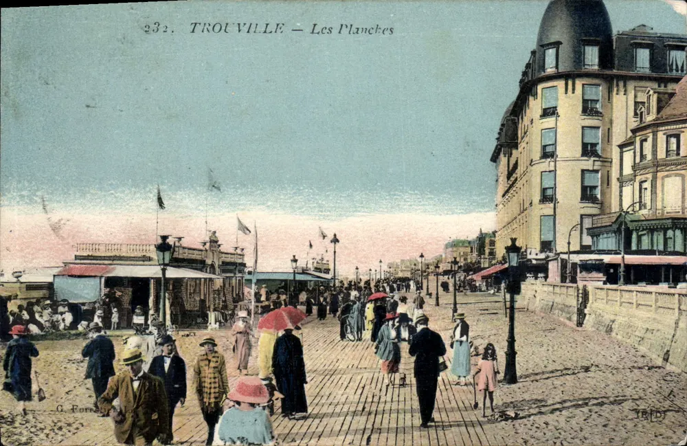 Trouville — Les Planches — G. Foreau, n°232 - Frente