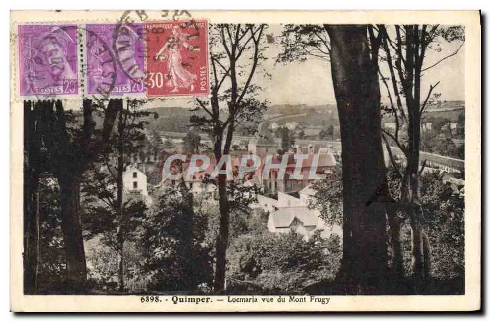 Quimper — Locmaria Ansicht des Mont Frugy — anonymer Verlag, Nr. 6898 - Vorderseite