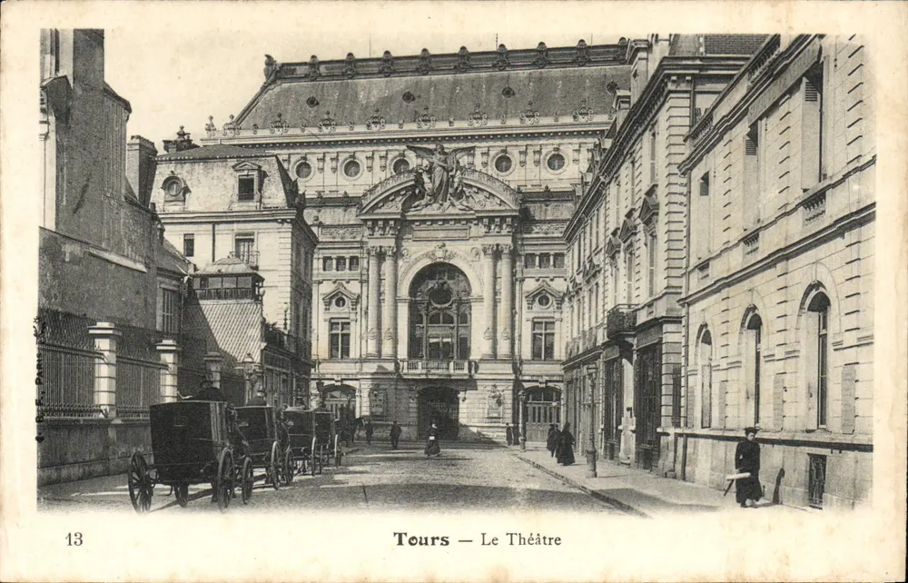Tours — O Teatro — Editor desconhecido, n° de série 13 - Frente