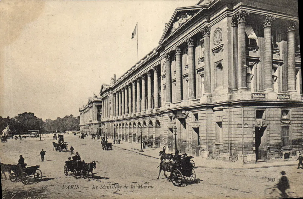Parigi — Il Ministero della Marina — E. Baquet, n° 68 - Recto