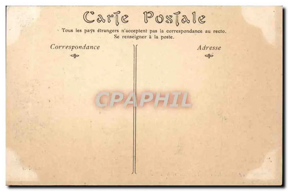 Parigi — Il Ministero della Marina — E. Baquet, n° 68 - Verso