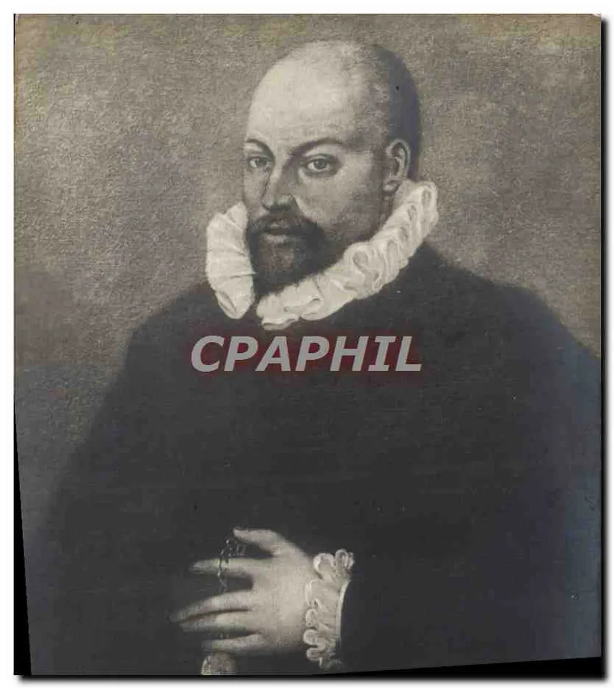 Portret mężczyzny z brodą — epoka renesansu — wydawca Costallat & Härtei, Paryż - Awers