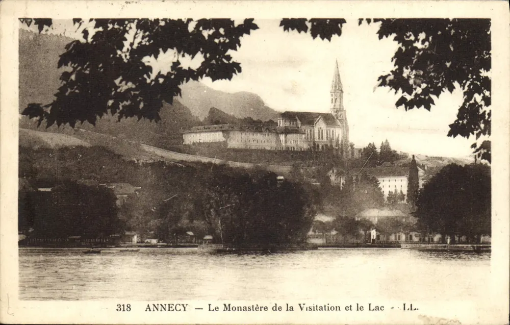 Annecy — Das Kloster der Visitation und der See — I.L. - Vorderseite