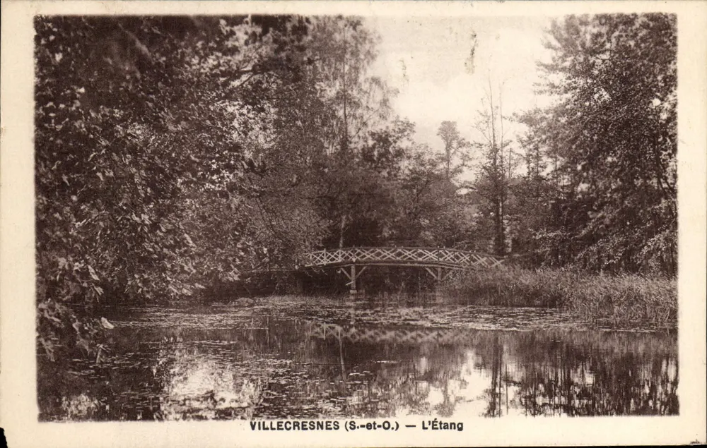 Villecresnes (S.-et-O.) — O Lago — Cuvillier, fot. em VILLECRESNES - Frente