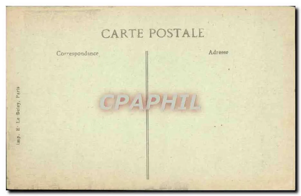 Saint-Dizier — A Igreja Nossa Senhora — Imp. E. Le Deley, Paris - Verso