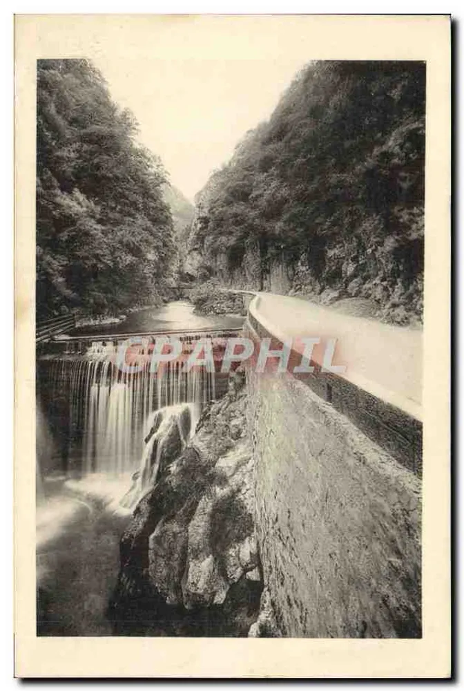 Route de la Grande Chartreuse — La Cascade de Fourvoirie — Édition des Monuments Historiques, Paris - Vorderseite