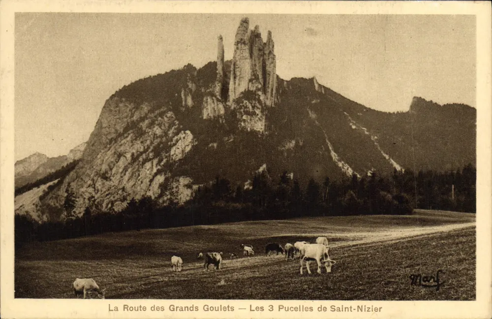 Die drei Jungfrauen von Saint-Nizier — Die Straße der Großen Goulets — Martino - Vorderseite