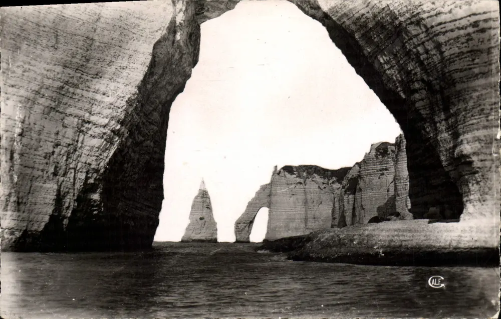Étretat — As falés e a arco natural — Edição GALF - Frente