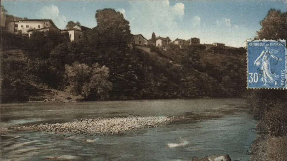 Cambo-les-Bains — Die Terrassen und die Nive — Marcel Delbog, Fotograf, Bordeaux - Vorderseite