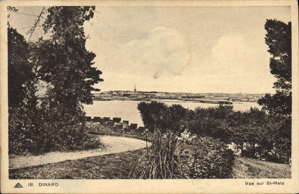 Vista de St-Malo — Dinard — editor C.R.B. n° 161 - Frente