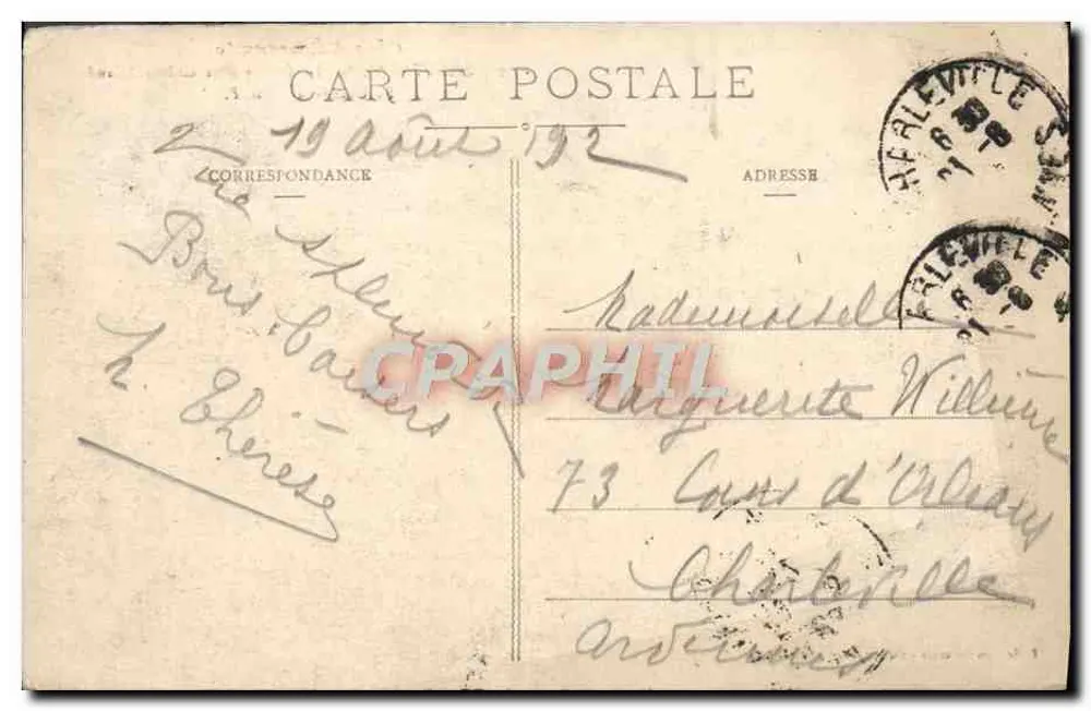 Le Grand-Bé — Côte d'Émeraude — Saint-Malo — Châteaubriand - Rückseite