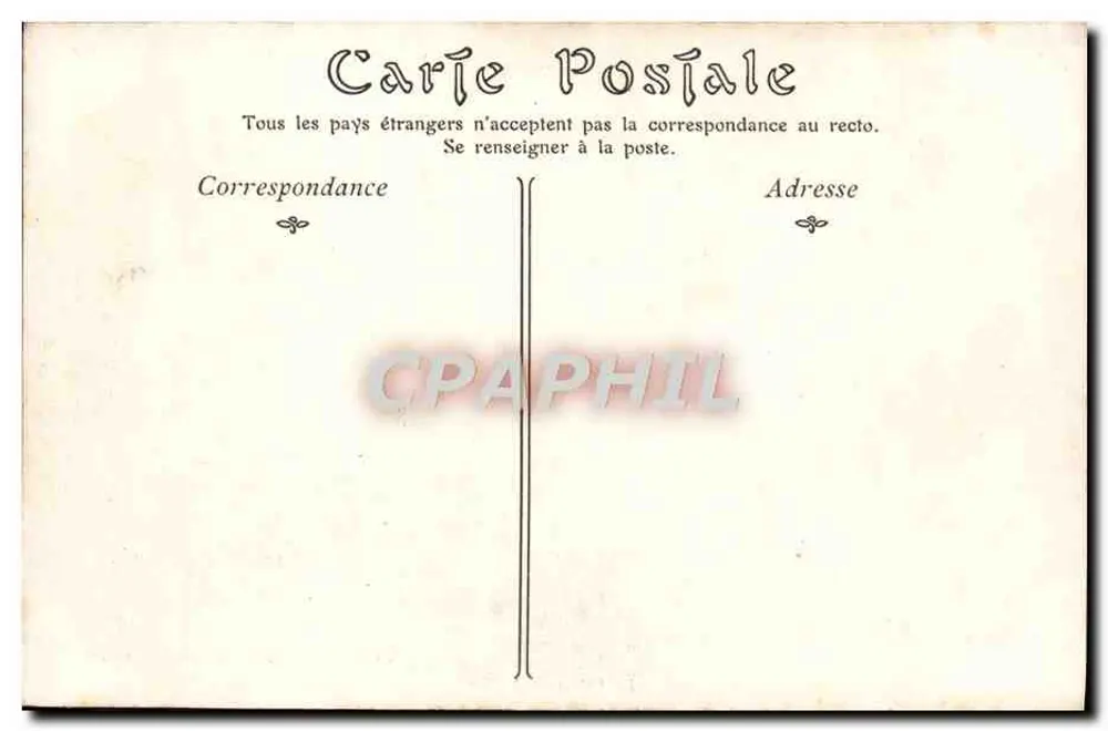 Rouen — Het Paleis van Justitie — A. Toutou (Saint-Hubland, Impr.) - Achterkant