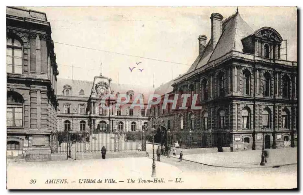 Amiens — O Hotel de Ville — LL. — n°39 - Frente