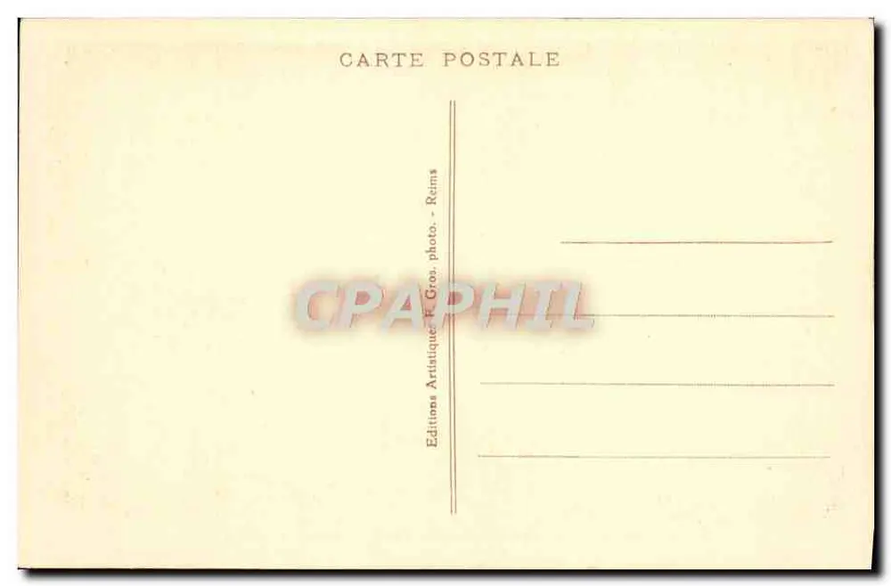 Abadia N.-D. de Igny, Arcis-le-Pont (Marne) — O Claustro — Éditions Artistiques F. Gros, Reims - Verso