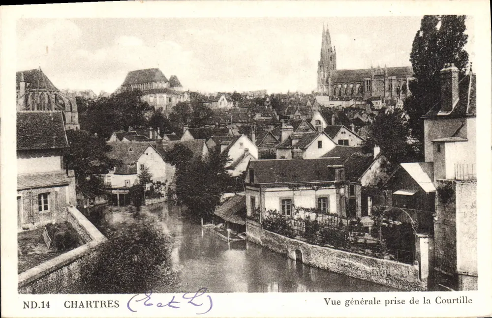 Chartres — Allgemeiner Blick von der Courtille — ND.14 - Vorderseite