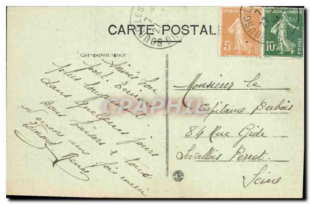 Valence — Parque Jouvet — P. S. V. - Verso