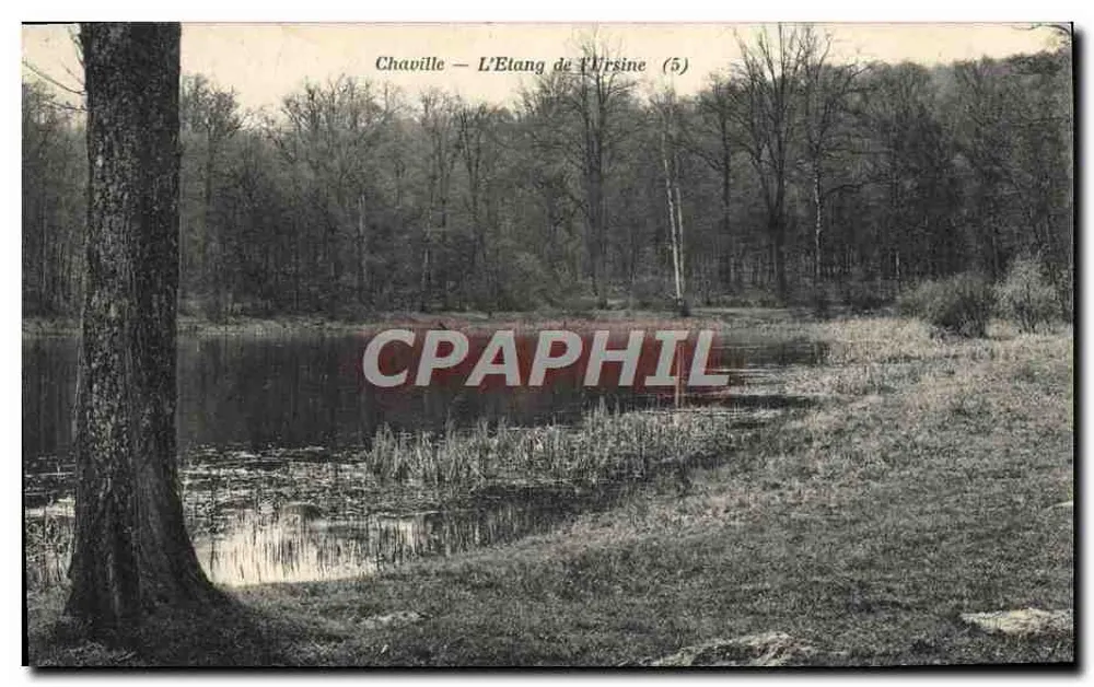 Chaville — Jezioro Ursine (5) — A. Bourdier, drukarnia i wydawnictwo, Versailles - Awers