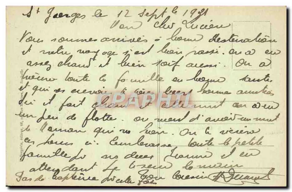 Umgebung von Royan — MESCHERS-les-BAINS — Strände von Cadet — Nr. 6628 - Rückseite