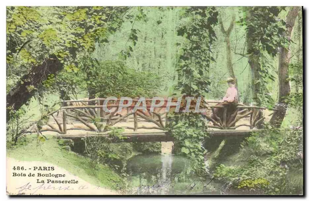 Paris - Bois de Boulogne - La Passerelle — anonymer Verlag, n° 486 - Vorderseite