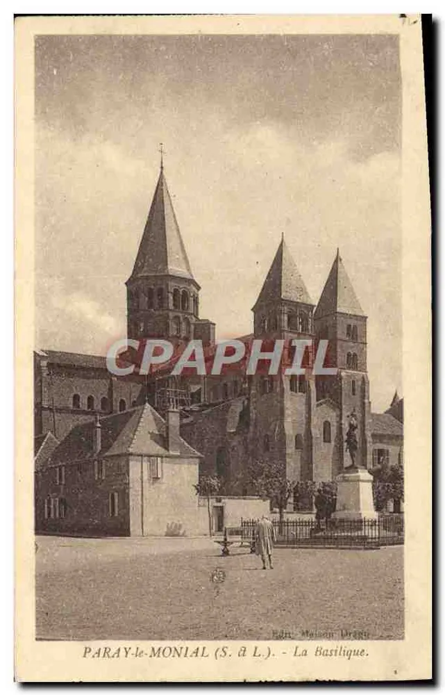 Paray-le-Monial (S. à L.) — A Basílica — Ed. Maison Drago - Frente