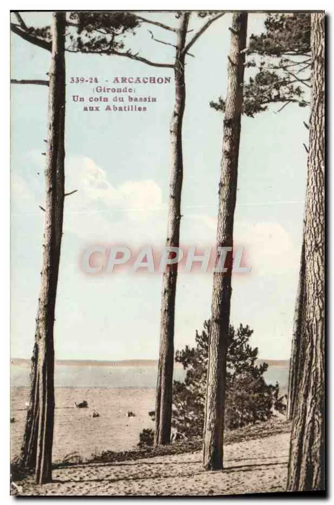 Arcachon — Ein Eckbereich des Bassins der Abatilles — Artistic, 177, bd Brune, Paris - Vorderseite
