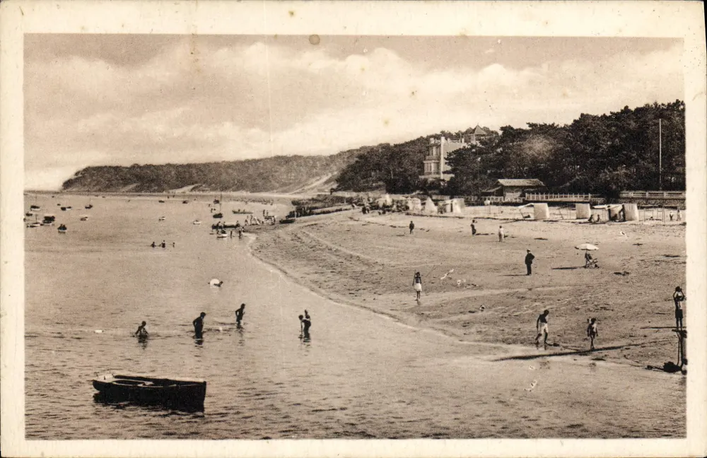 Le Moulleau — La Plage vers les Abatilles — DPS Arts Photomecaniques, Paris - Recto