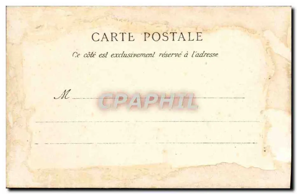 Saint-Malo — Das Grab von Chateaubriand — G.F. — Küste von Émeraude - Rückseite