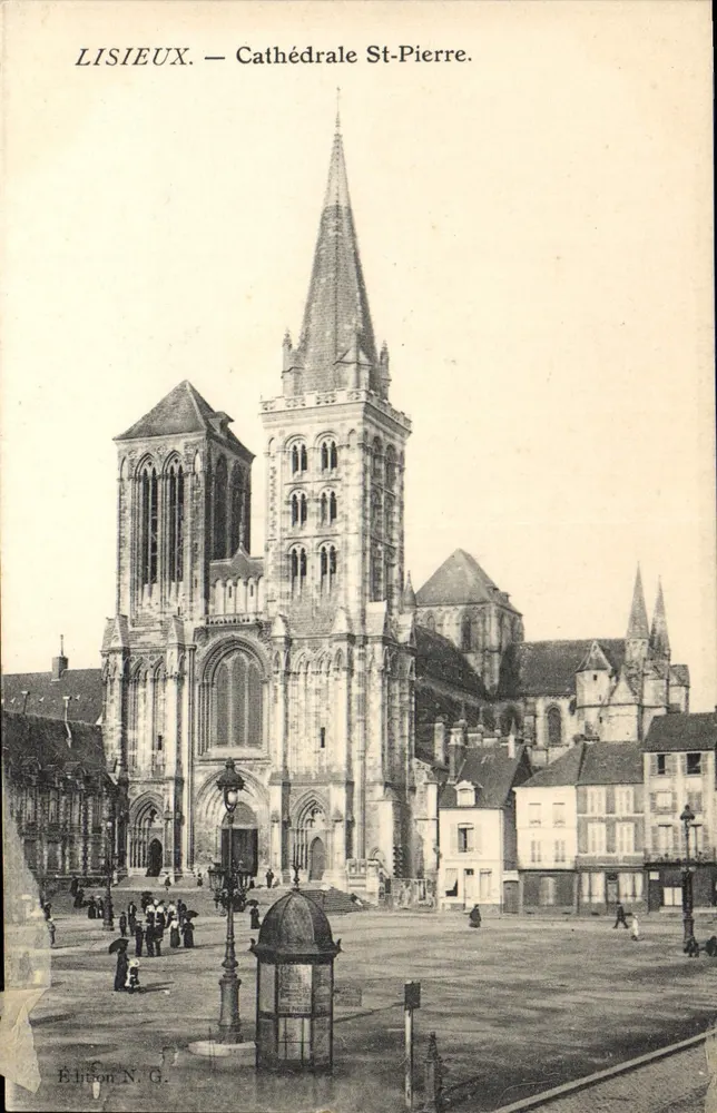 Lisieux — Catedral de São Pedro — Edição N.G. - Frente
