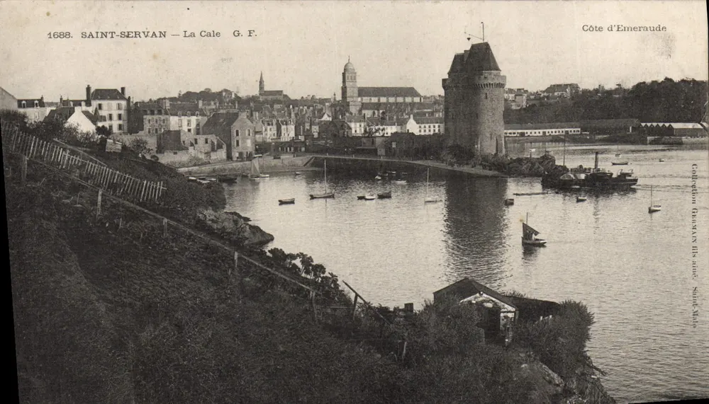 Saint-Servan — La Cale — G.F. — Costa da Émeraude - Frente