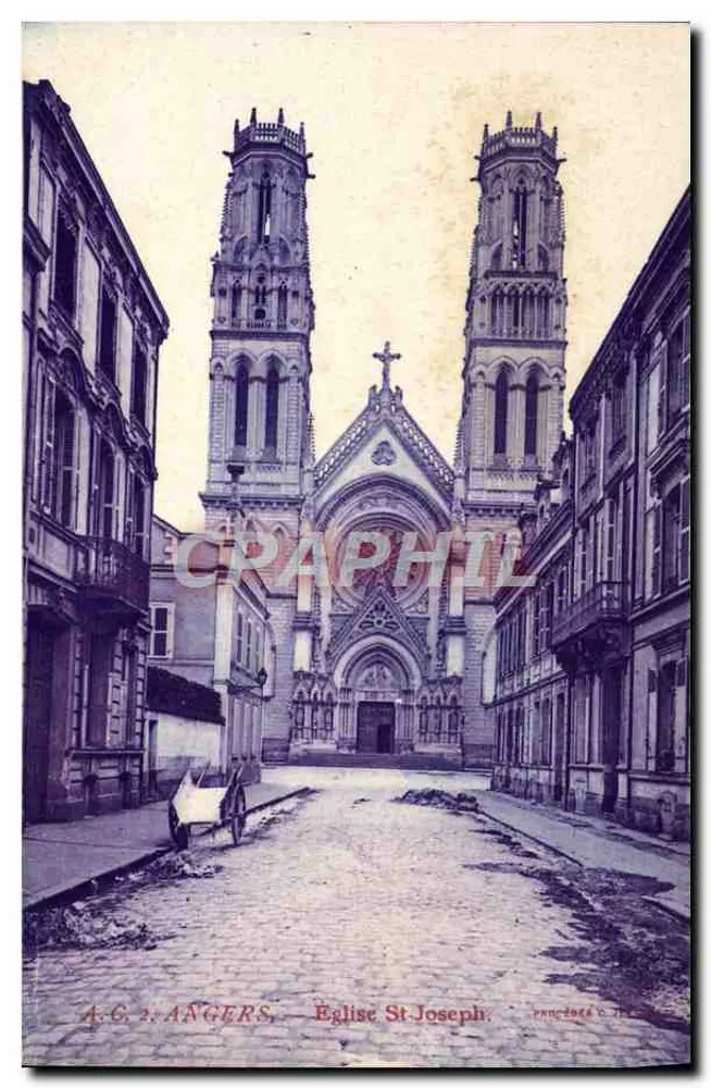 Angers — Igreja de São José — A.G. 2 - Frente