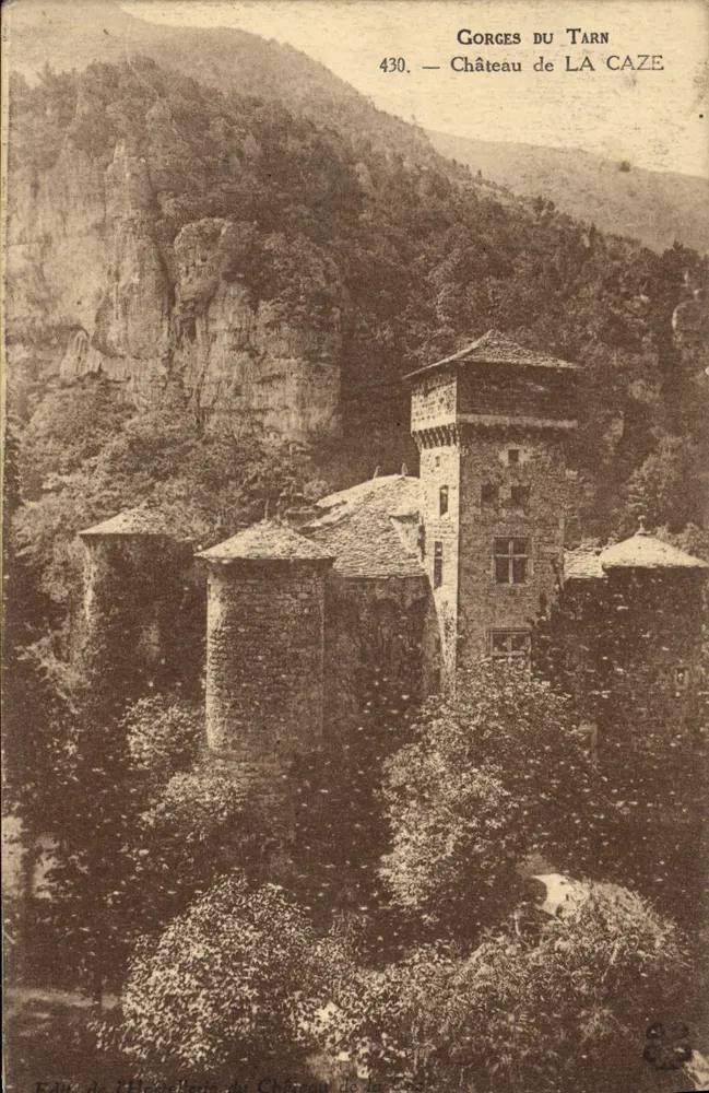 Gorges do Tarn — Castelo de La Caze — Edição da Imprensa do Castelo de La Caze - Frente