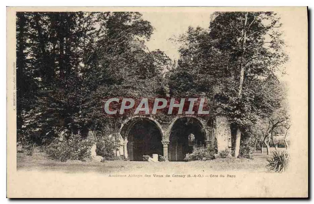 Alte Abtei Vaux de Cernay — Parkseite — A. BOUVIER, Impr. Édit. Locataires - Vorderseite