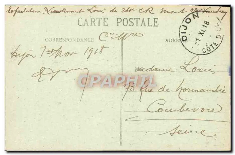 Dijon - Vista geral, lado Leste - L. V., editor - Verso