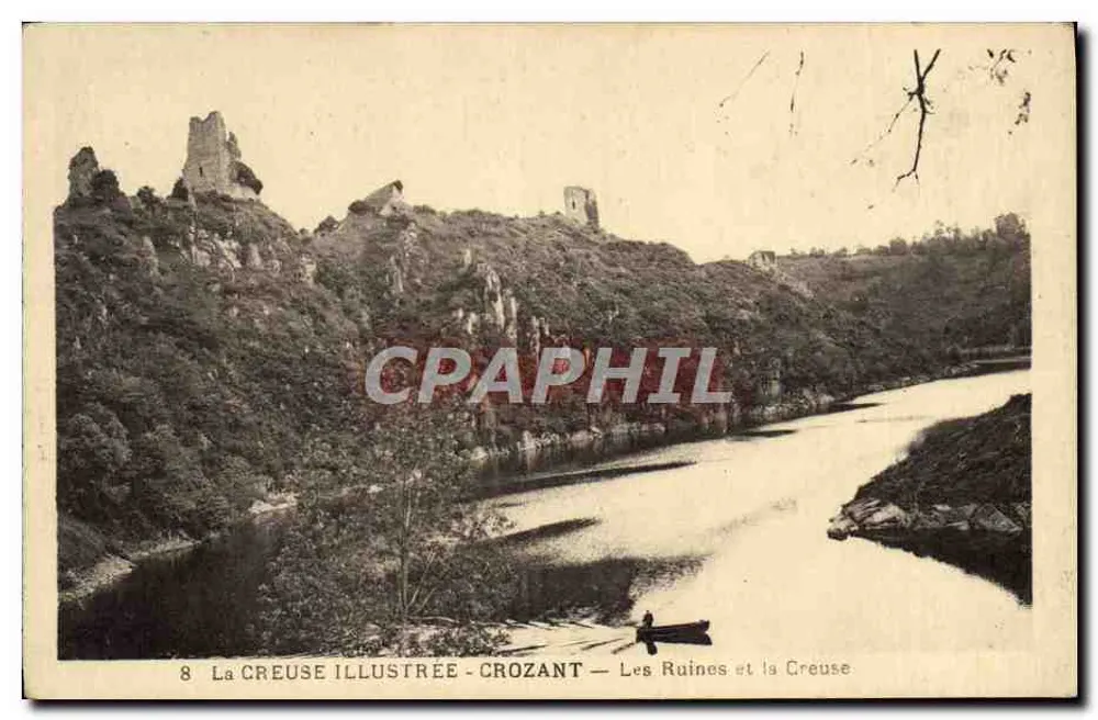 Crozant — Die Ruinen und die Creuse — La Creuse Illustree, n°8 - Vorderseite