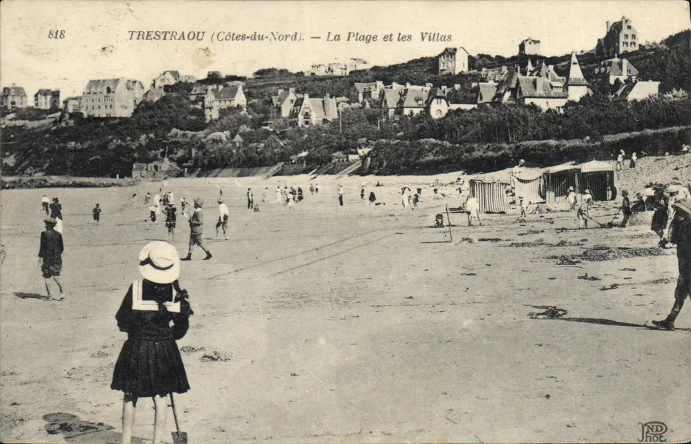 TRESTRAOU (Côtes-du-Nord) — La Playa y las Villas — JND HOT - Anverso
