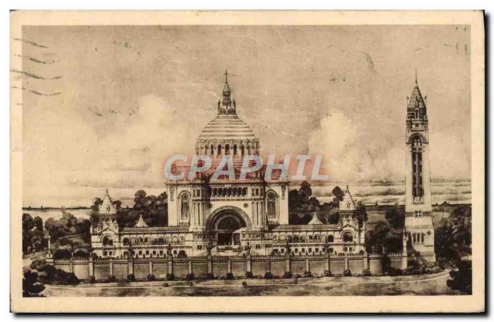 Basilika Notre-Dame du Perreux — allgemeine Ansicht — Ausgabe C.B.S.T. Lisieux - Vorderseite