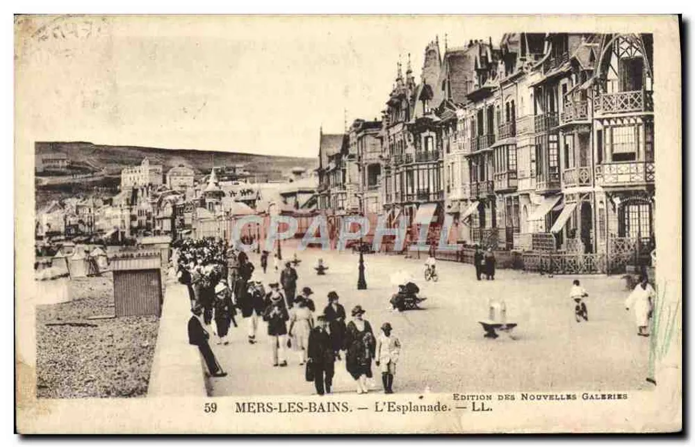 MERS-LES-BAINS — A Esplanada — Edição das Novas Galerias — n°59 - Frente