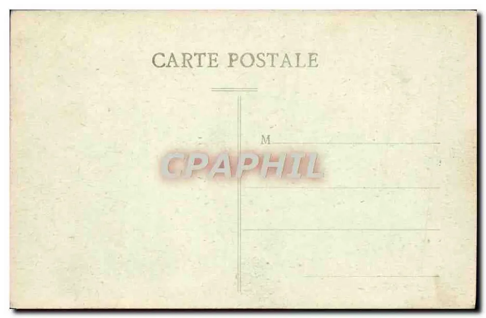Domremy - A Meuse — vista do paisagem fluvial com castelo no fundo — Ad. Weick, St-Dié, N° 4524 - Verso