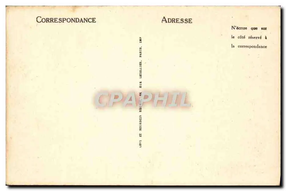 La Baule — Boulevard Hennecart und die Strände — Edition Sallé, Paris, Nr. 139 - Rückseite
