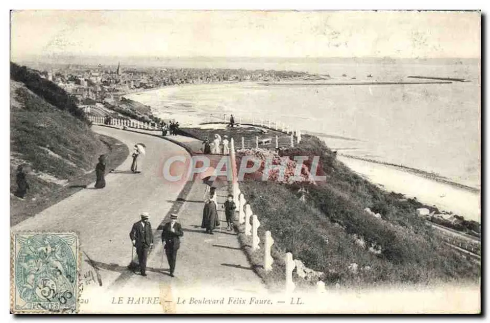 Le Havre — O Boulevard Félix Faure — LL. - Frente