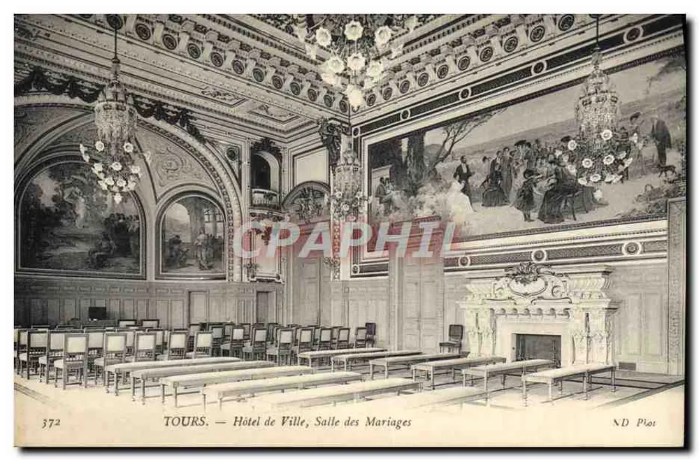 Tours — Rathaus, Saal der Trauungen — ND Piot - Vorderseite