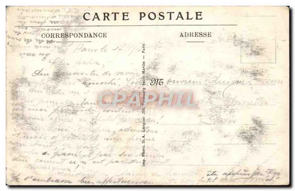 Perthes-les-Hurlus (Marne) — Ruínas — Sio-Meneiguld - Verso