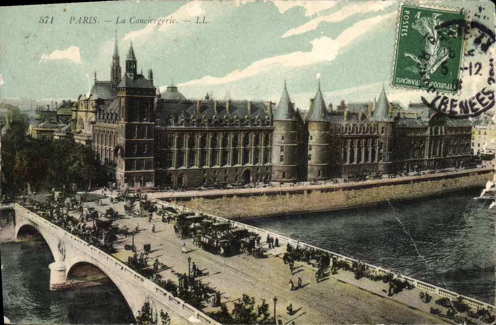 Paris — La Conciergerie — LL. — n° 571 - Frente