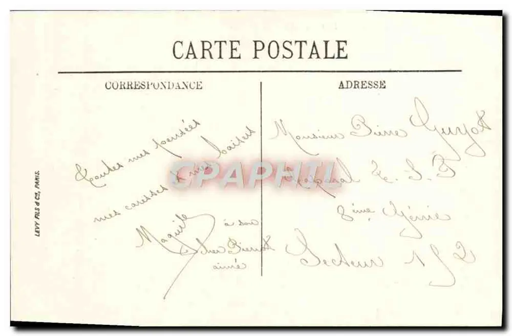 Montargis — Der Kanal und die Alte Turm — R. Drées, Verleger - Rückseite