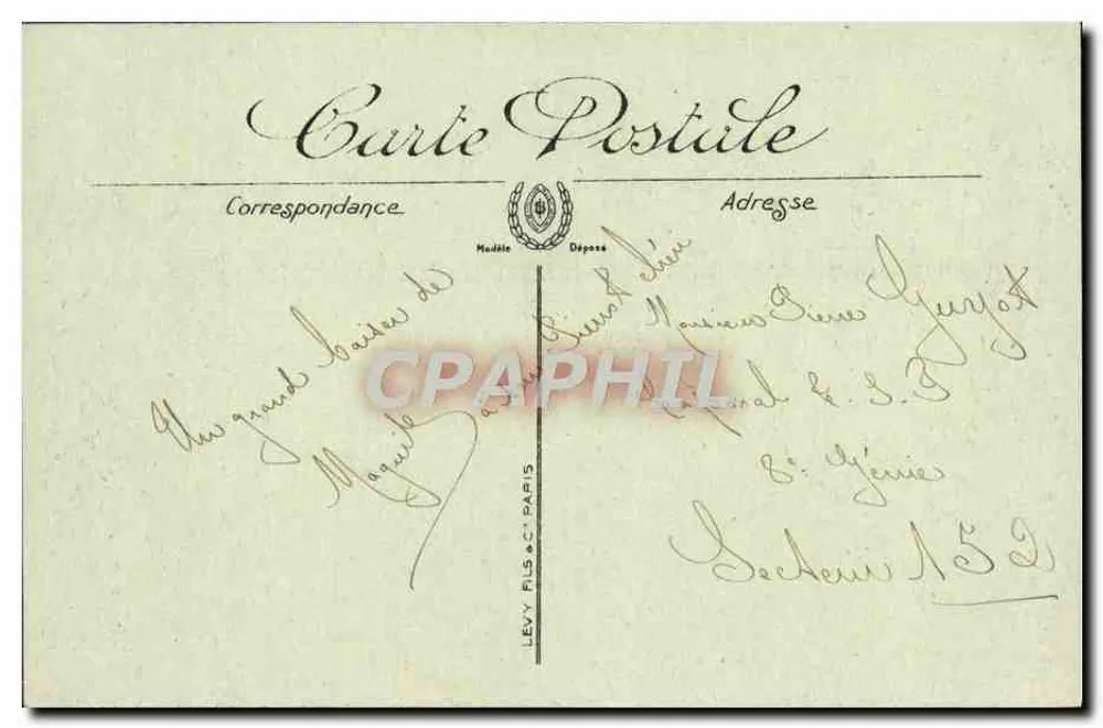 Montargis — A Subprefeitura — L.L. - Verso