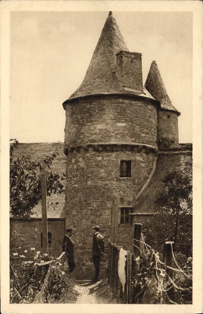 Die Türme des Schlosses des Schwarzen Prinzen — Dinard — Côte d'Émeraude, Verlag M. Goérin - Vorderseite