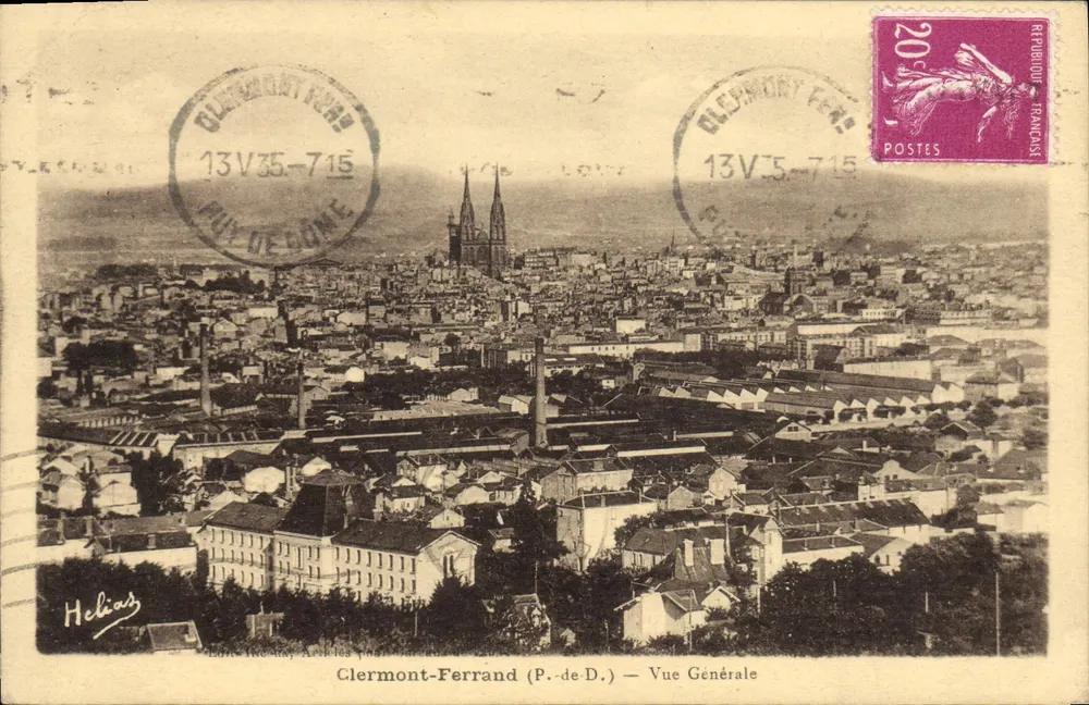 Clermont-Ferrand (P.-de-D.) — Vista Geral — Helias - Frente
